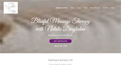 Desktop Screenshot of blissful-massage.com